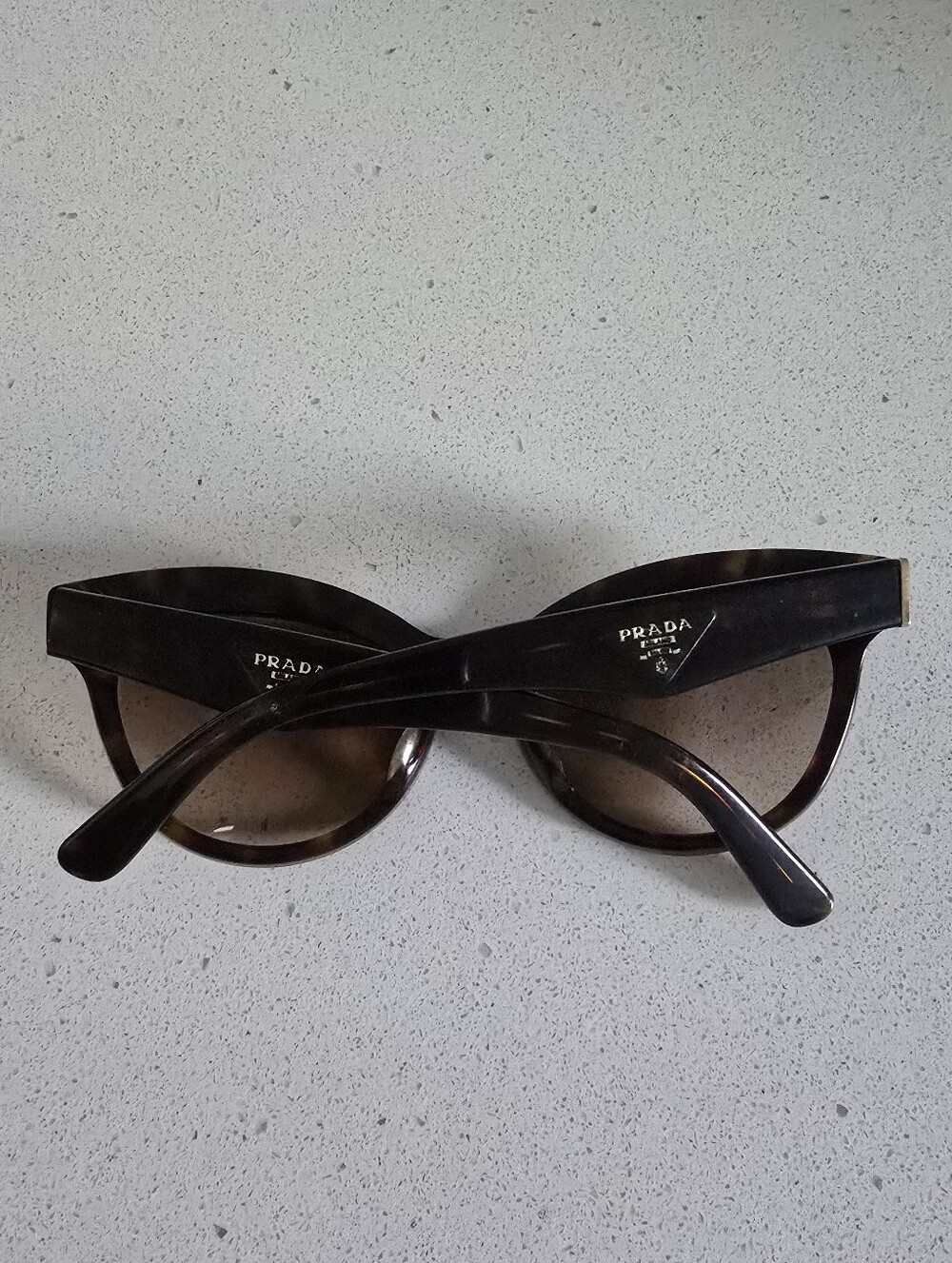 Prada Tortoiseshell Cat-Eye Sunglasses - Brown Gradient Lenses - Picture 2 of 9